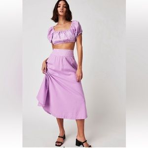 Free People Lotus Set
Size: XS
Color: Orchid/White Combo